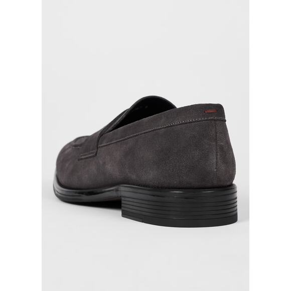 NEW in Box $295 Paul Smith Suede Pierce Loafers Grey 13 US main image 5